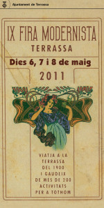 Cartell Fira modernista 2011