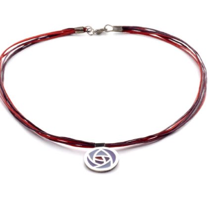 Penjoll esmaltat flor