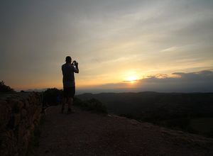 Hike La Mola. Posta de sol i sopar al cim de la Mola