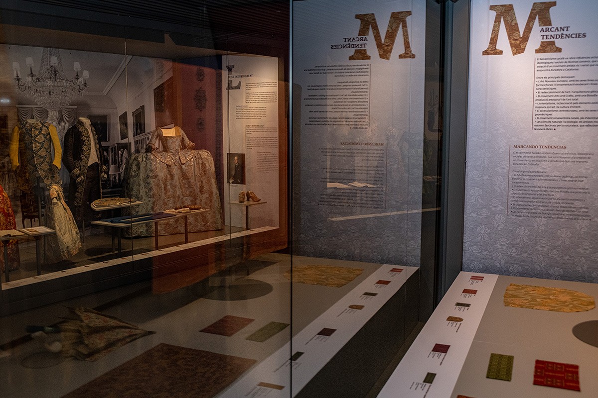 Divendres de visita gratuïta comentada a «Un museu, mil trames modernistes». Centre de Documentació i Museu Tèxtil