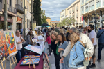 47a Fira del Dibuix. Plaça Vella, carrer Major i carrer de la Unió
