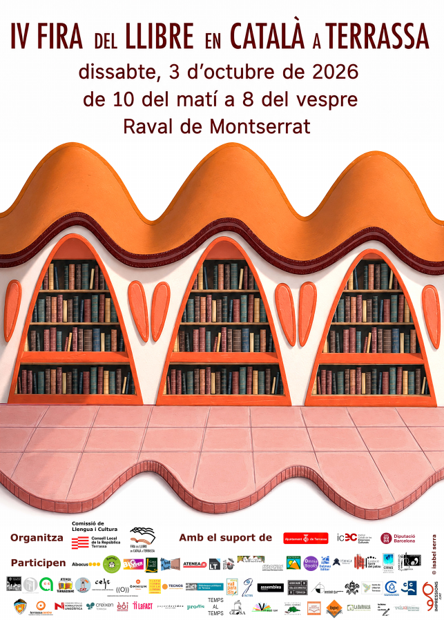 IV Fira del llibre en català a Terrassa. Raval de Montserrat