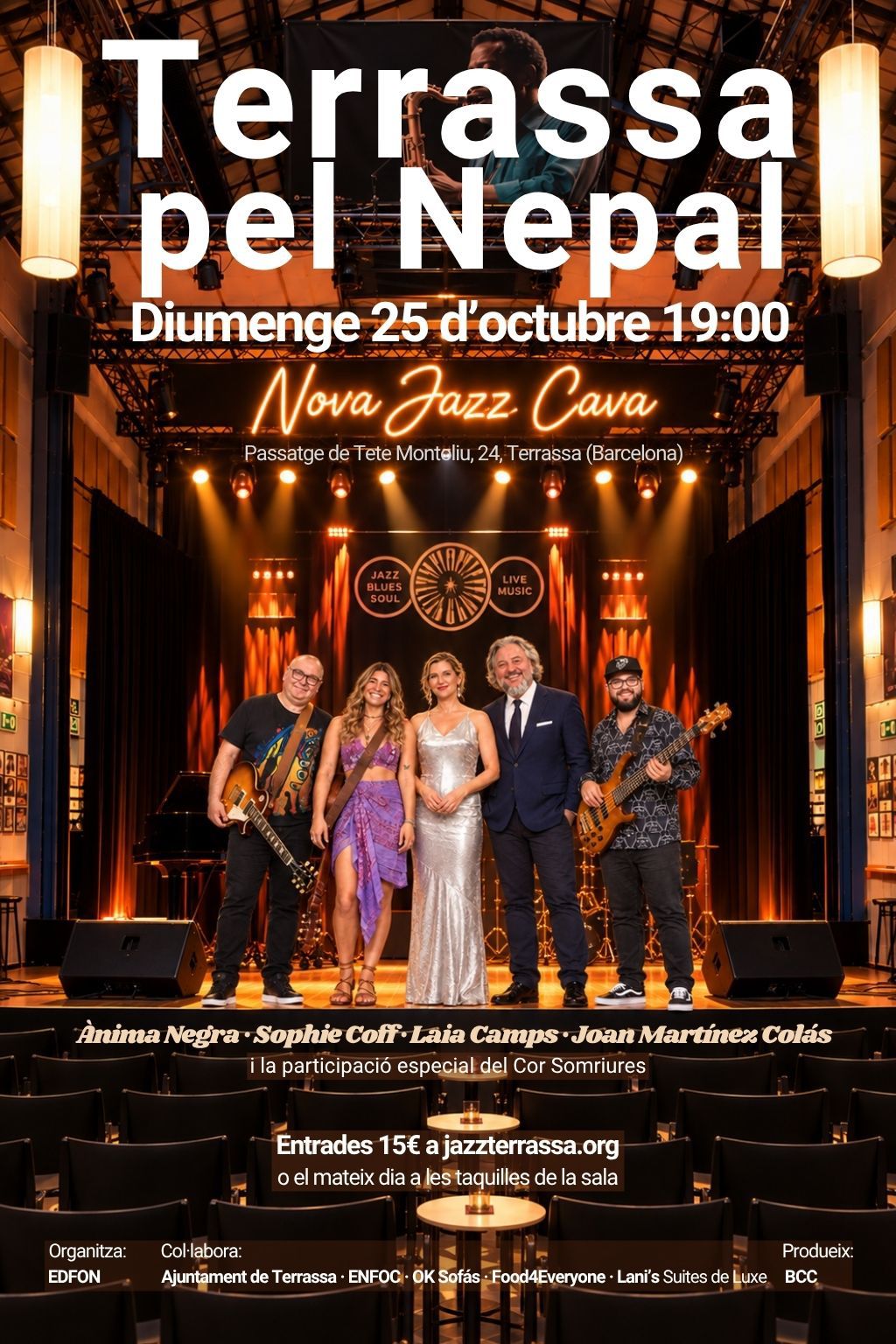Terrassa pel Nepal. Nova Jazz Cava